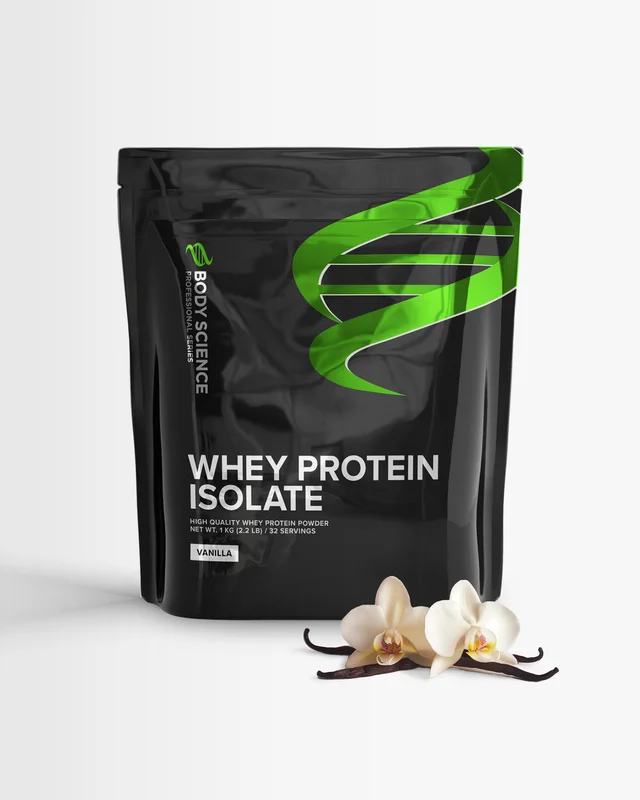 Heraisolaatti - 1 kg - Vanilla - Body Science - Proteiinijauhe, Heraproteiini, Korkea proteiinipitoi