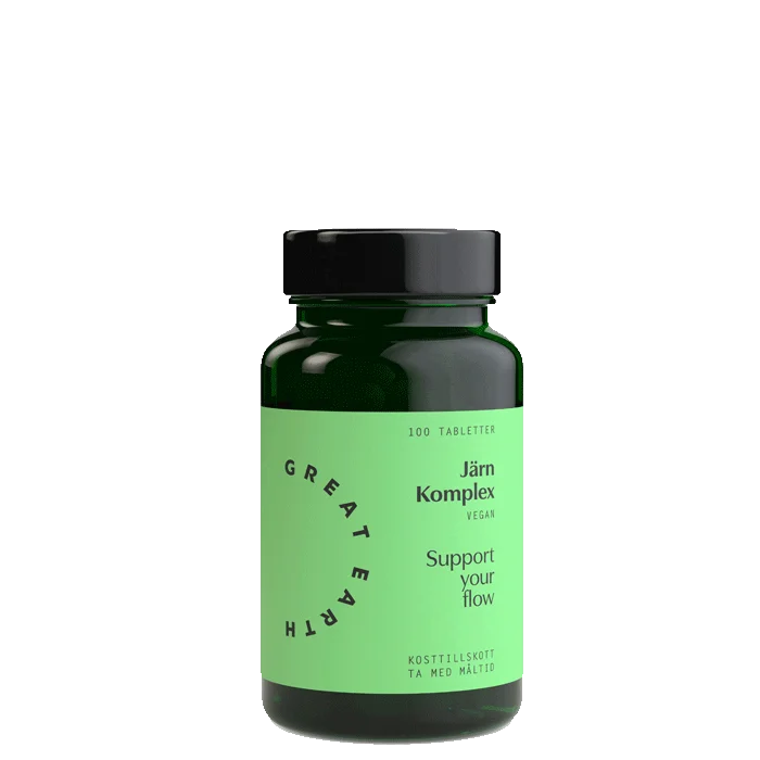 Great Earth Jern Kompleks 25 mg, 100 tabletter