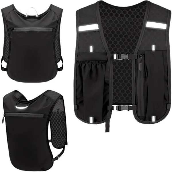Running Vest, Hydration Running Vest, Running Vest with Phone Holder, Ultralight and Durable Vest[ZHE]