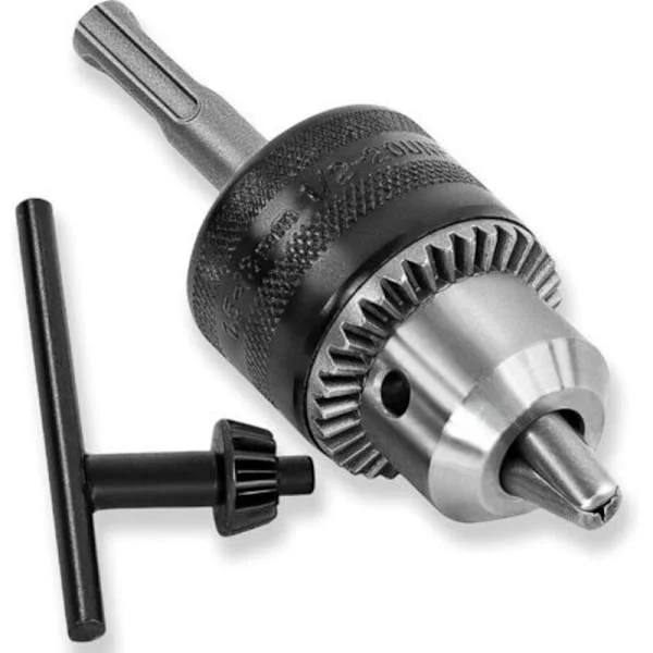 Drill Chuck 1.5-13mm 1/2-20 UNF with SDS Plus Adapter and Key