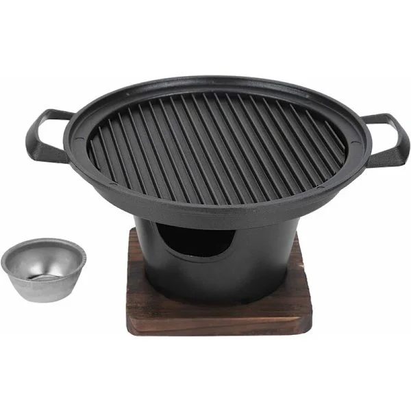 BBQ-grilli, savuton kannettava minigrilli, hiiligrilli, grillitarvikkeet 26 x 21 x 12,5 cm