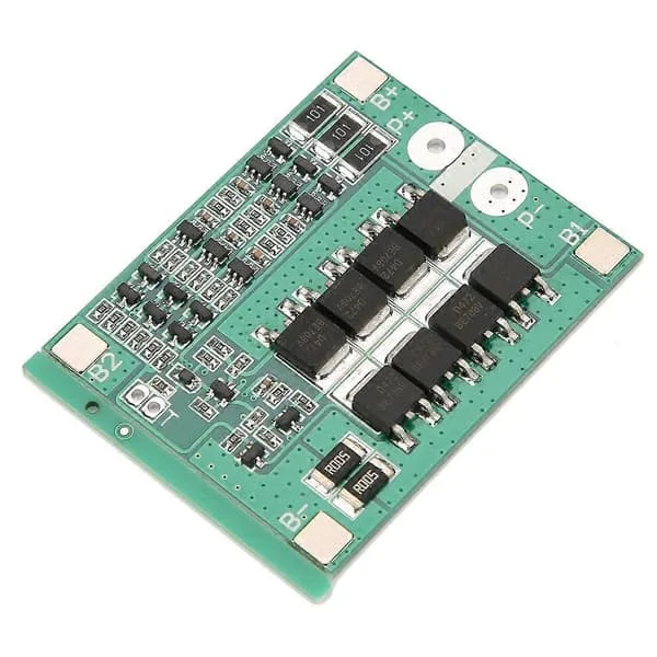 3S 12V 25A Lithium Batteri Beskyttelseskort PCB BMS med Balanceringskredsløb