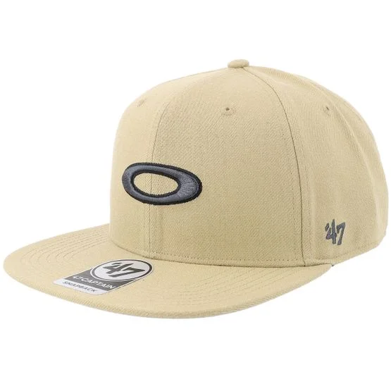 Oakley - Béžová snapback Kšiltovka - 47 Oakley B1b Ellipse Hat Pebble Snaback @ Hatstore