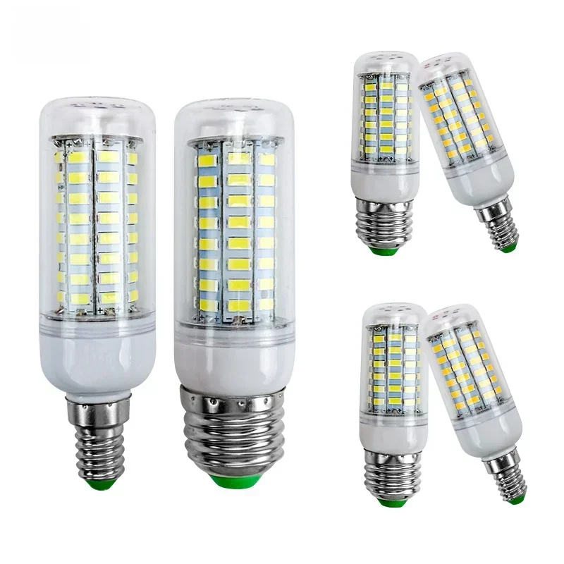 AliExpress - Led-lampe E27 E14 Led Kerze Glühbirne AC 220 V Lampada Tisch Mais Lampe Led 24 36 48 56 69 72 leds Bombilla Kronleuchter Beleuchtung