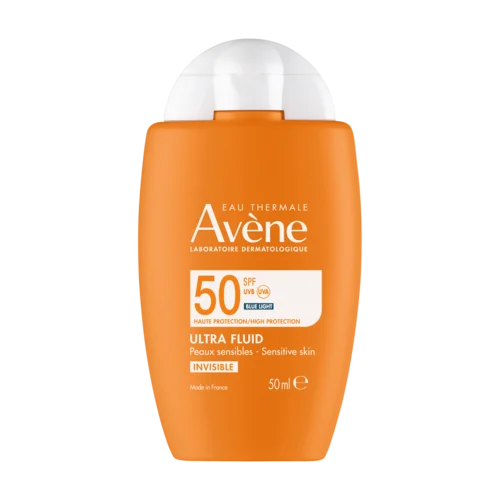 Avene Sun Ultra Fluid Invisible solkrem ansikt SPF 50 50 ml
