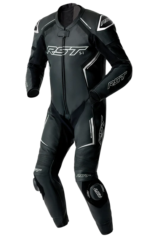 Traje de Cuero para Moto RST S1 D30 Blanco L