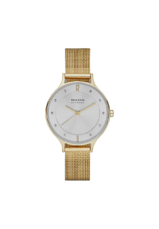 Skagen Anita Dam, Silver/guldton, Meshlänk- Skw2150 Klockor Dam 30 mm