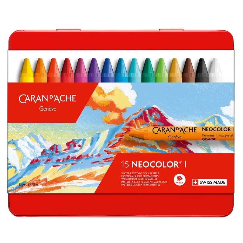 Caran d'Ache Neocolor I Pastelliliidut 15-sarja