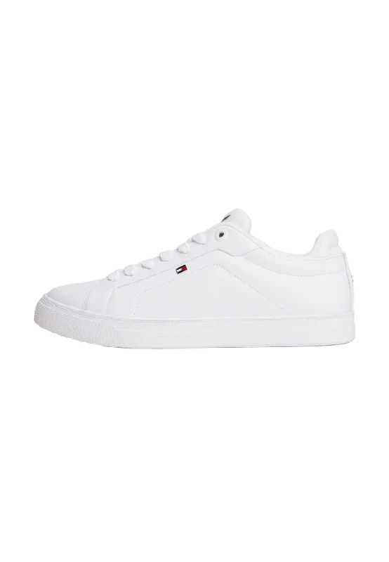 Tommy Hilfiger Leather Court Trainers Sneakers Dam Vit 41