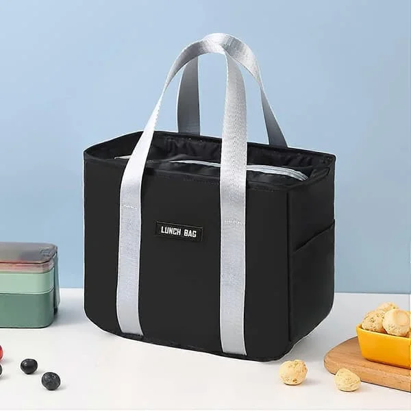 Bærbar isoleringstaske Genanvendelig isoleret madkasse Foldbar picnictaske Madkasse