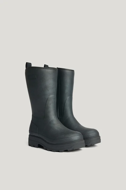 Tretorn Halla Mid Winter — Insulated Rubber Boot Women — Black | Outerwear, Wellies, Jackets & Rainwear for Women, Men & Children