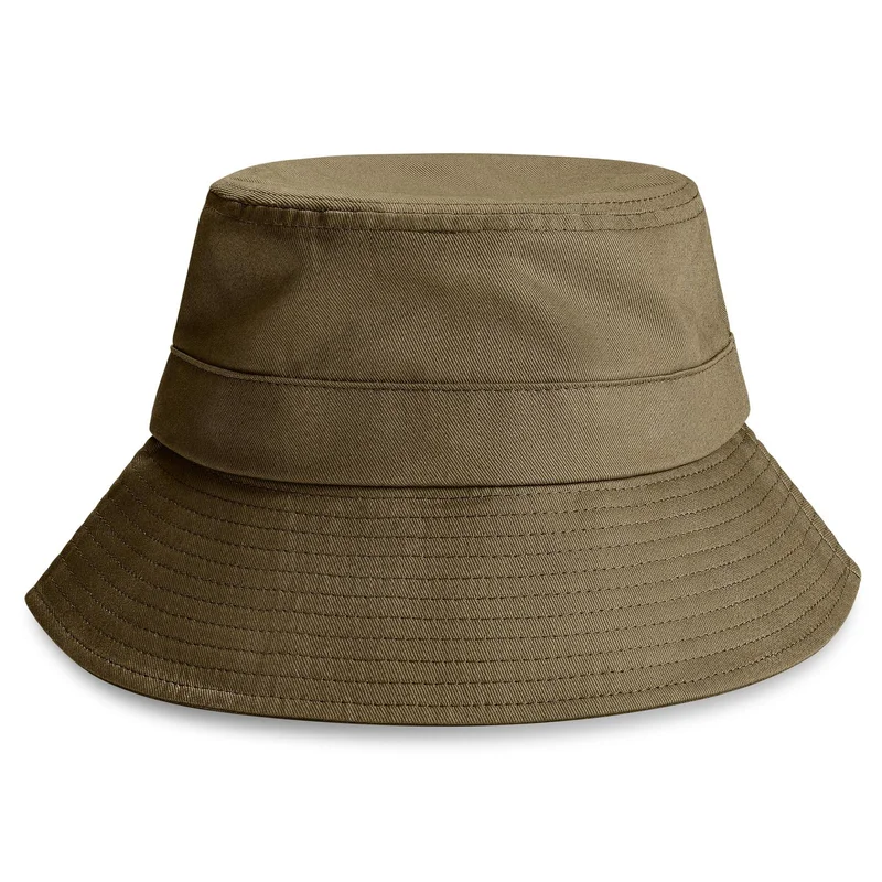 Lacuna | Wojskowy zielony bawełniany kapelusz bucket hat dla mężczyzn