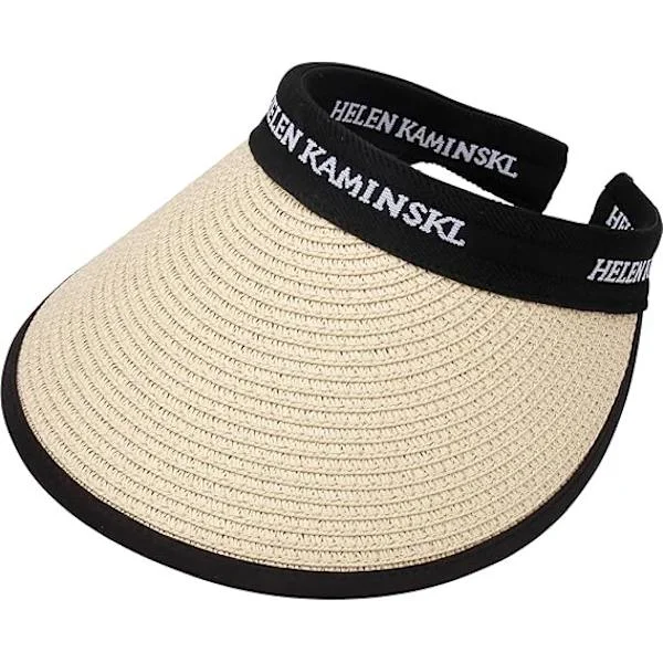 Women's Straw Sun Hat Wide Brim UV Protection Beach Hat Adjustable Outdoor Summer Hat
