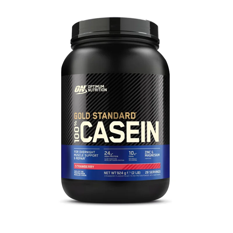 Casein 100% Optimum Nutrition Gold Standard - Proteinpulver jordbærsmag