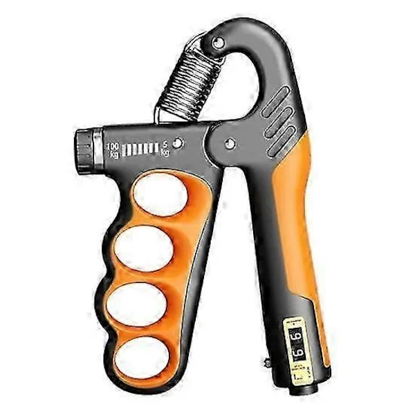 Grip Strength Trainer 5-100KG Mekanisk Underarms Trener Tellbar Menn Kvinner Justerbar Håndgrep[D]