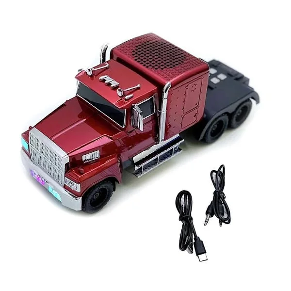 Retro Bil Bluetooth Högtalare -570 Skrivbordshögtalare med HIFI Stereo Stödjer USB TF Kort FM Radio