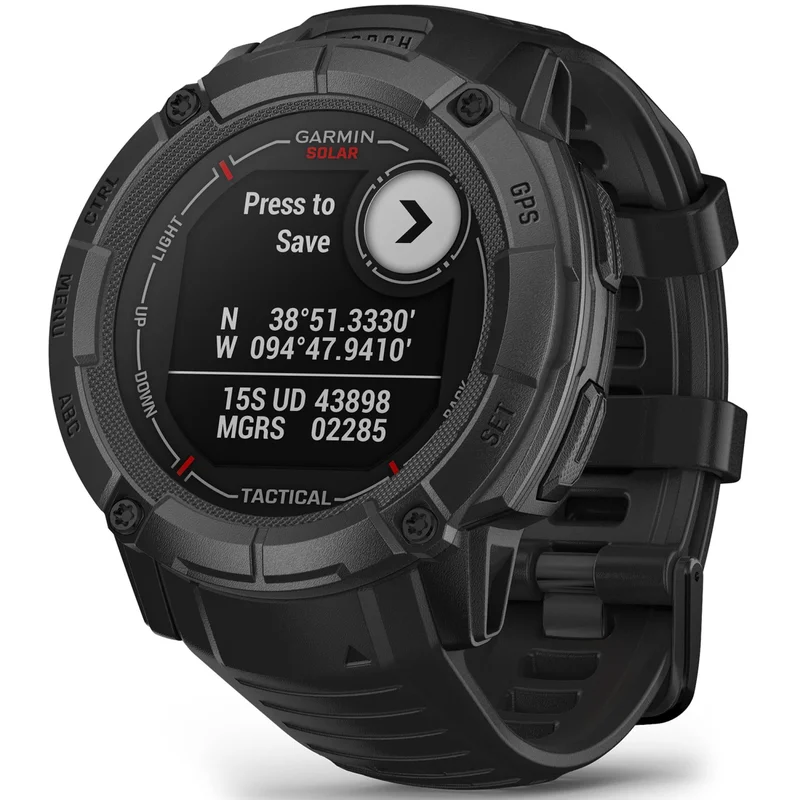 Garmin Instinct 2X Solar Tactical Edition Black