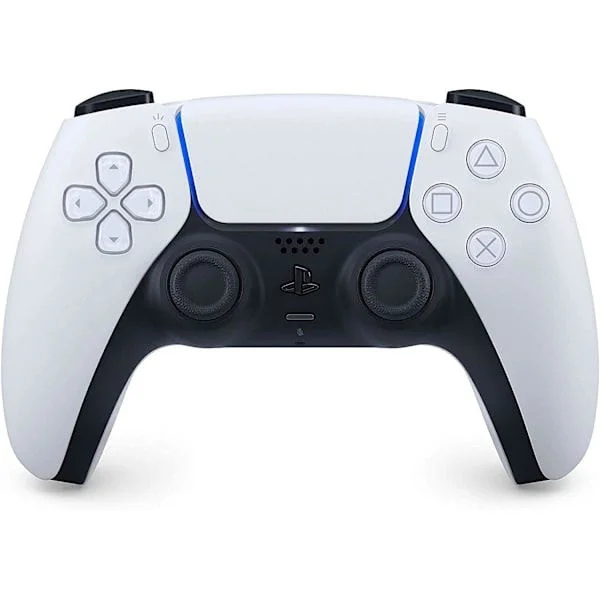 1-pakning PS Controller Doubleshock Trådløs, Håndkontroll Kompatibel med PlayStation 4 (PlayStation 5 Utseende) Hvit Hvit
