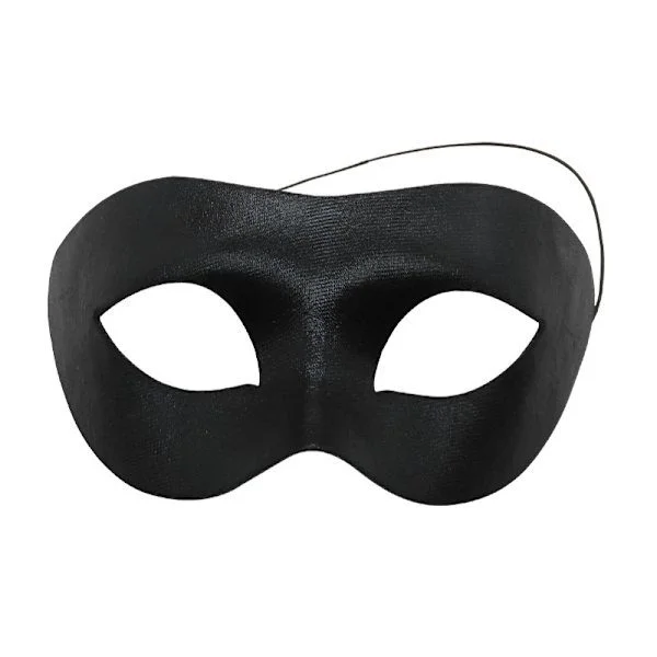 Halloween Decoration, Masquerade Mask Black, Halloween Masquerade Masks, Black Mardi Gras Mask Especially for Costume, Venet