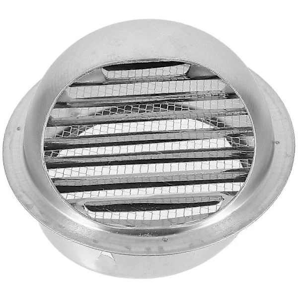 SQLX Nya Utomhus Torkventilkåpor Rostfritt Stål Väggventilhatt Badrumsfläkt Skydd Regntätt Utlopp Hatt Rund Form 1st