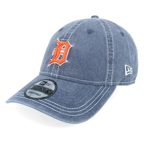 New Era - MLB Modrá unconstructed Kšiltovka - Detroit Tigers Washed Contrast 9TWENTY Navy/Orange Dad Cap @ Hatstore