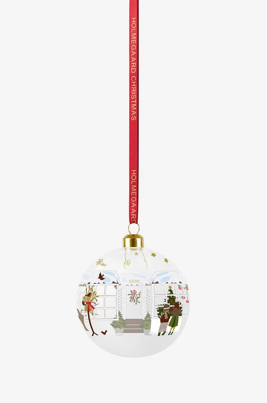 Holmegaard - Årets Julekule Holmegaard Christmas 2022 - Transparent - Julepynt - Fra Homeroom