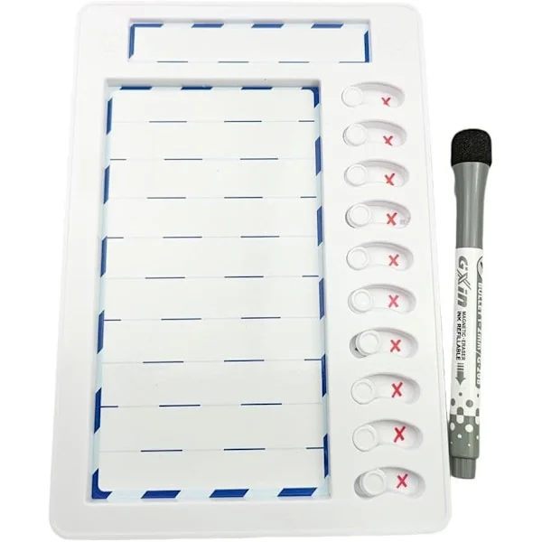 Suddgummi Syssla Schema för Barn, Magnetisk Whiteboard Checklista Tavla, Barn Syssla Tavla Verktyg för Barn att Göra Lista Rutin Checklista Uppgift 