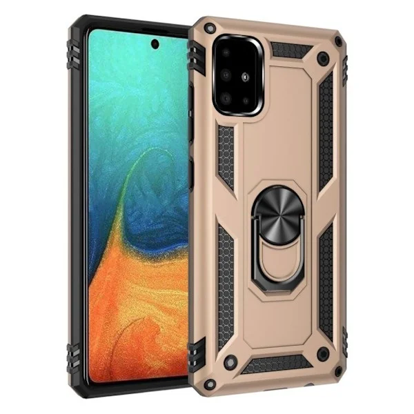 Bofink Combat Samsung Galaxy A71 deksel - Gull
