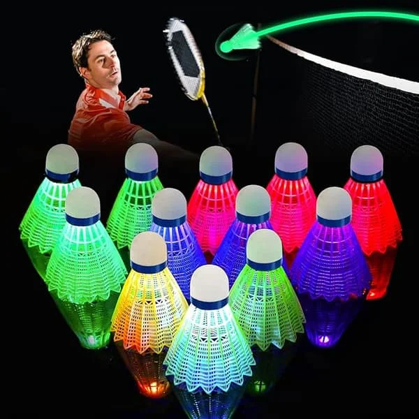 LED Sulkapallo, 12 kpl Sulkapalloja, Nylon Sulkapallo-X46-