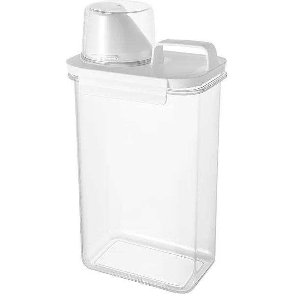 2300ML Förvaring för tvättmedel, Tvättmedelsbehållare Dosering Boll Flytande Tvättmedel