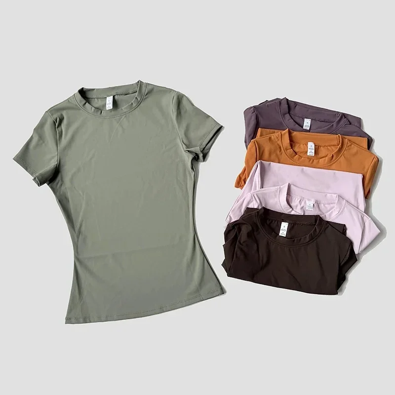AliExpress - Frauen Yoga Top Nahtlose Sport T Shirts Fitness Kleidung Kurzarm Yoga Shirt Gym Top Laufen Active Wear
