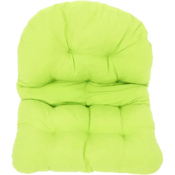 Äggstol Kudde Ersättning Trädgårdsdyna Uteplats Bänk Sittdyna Mjuk Polyester för Långvarig Användning