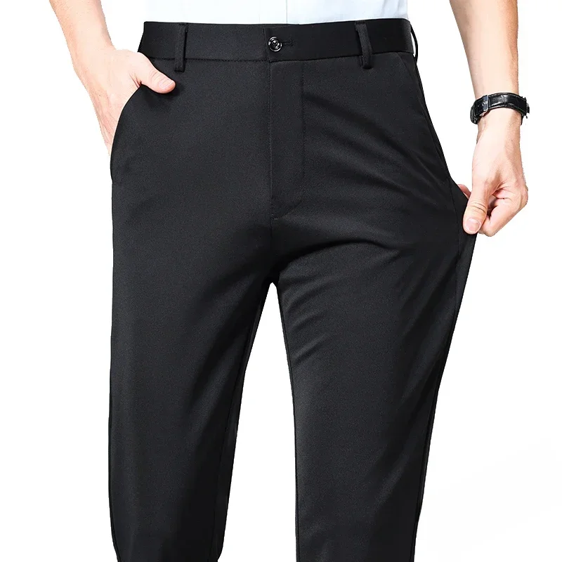 AliExpress - Plus Size Hose Herren Business Anzughose Stretch Formelle Anzughose Big Man Klassische schwarze Hose