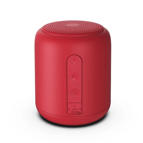 Cylindrical Bluetooth Speaker Wireless Creative Outdoor Mini Portable Small Speaker Subwoofer Home/Gift, Red