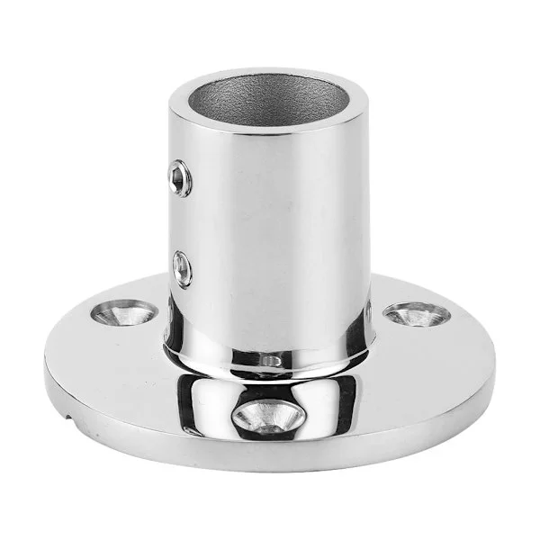 Båt Rekkverk Rund Base 90 Grader 22mm Rustfritt Stål Båt Rekkverk Beslag Marintilbehør