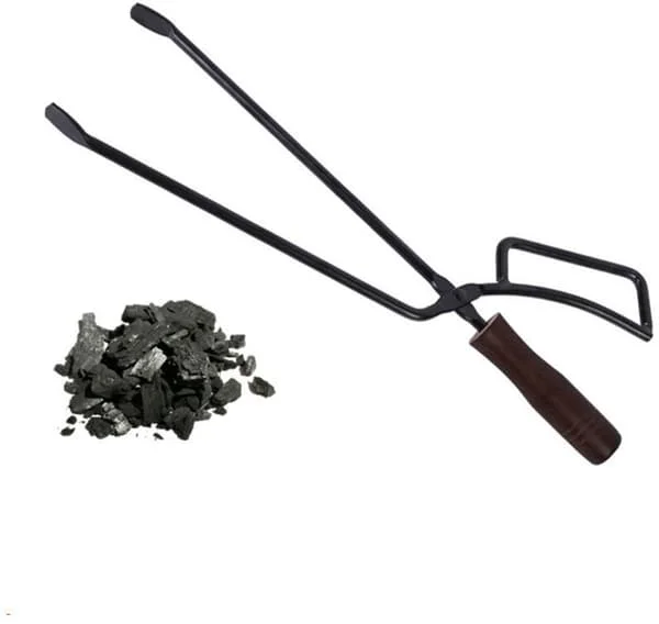 peis tilbehør - brannsikre peisdeksler - Kraftige 40cm vedtang - lange vedtang