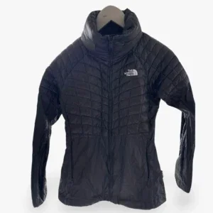 Svart quiltad dunjacka The North Face