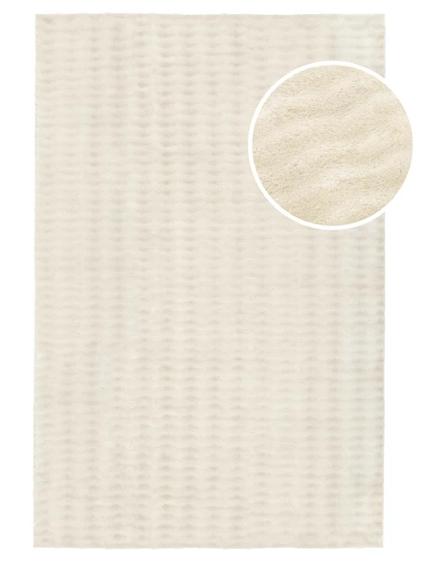 Washable Tide Cream White Oeko-Tex Rug