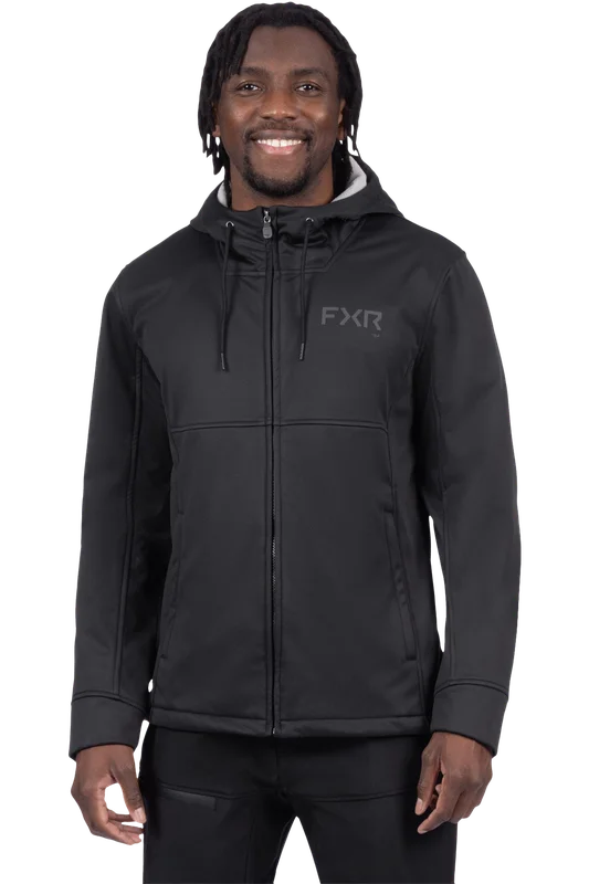 FXR Hydrogen Softshell Jacket MX/Enduro Softshell Jacket Black/Asphalt L