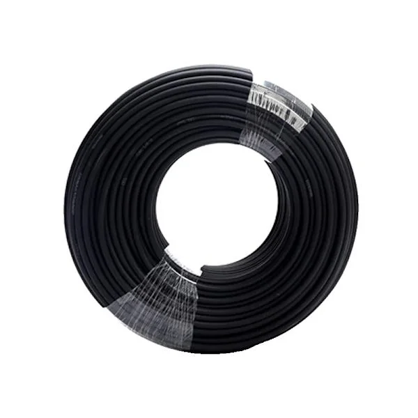 Fotovoltaisk kabel, hög spänningsklass, flexibel design, Svart, 10 AWG - 6mm2-a, 50m