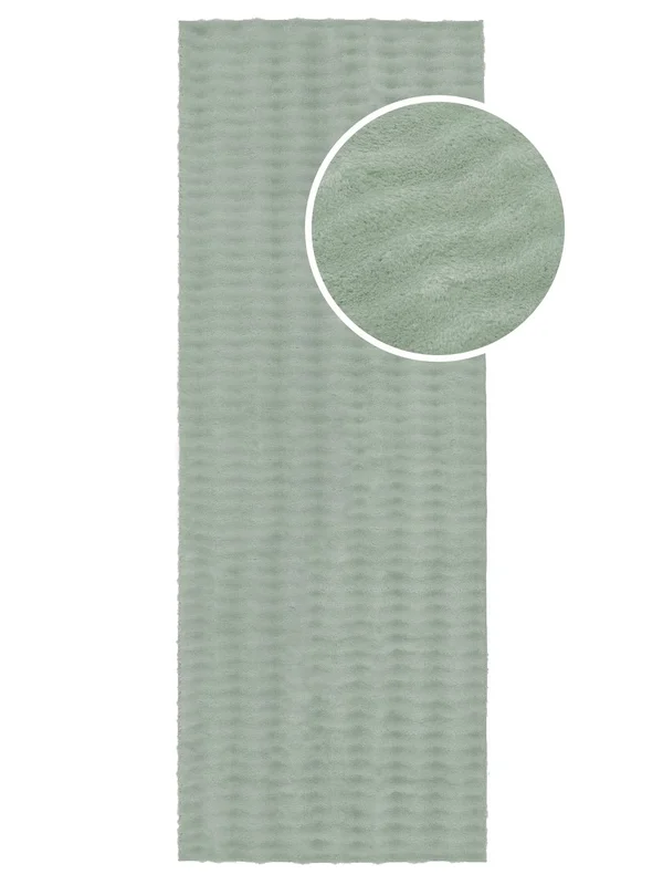 Tide Lavable 80X200 Pequeño Verde Pasillo Alfombra