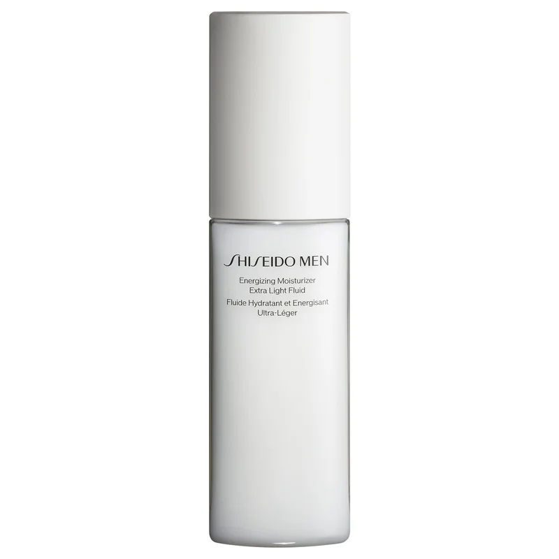 Shiseido Men Energizing Moisturizer Extra Light Fluid 100ml Uomo - Crema viso uso quotidiano