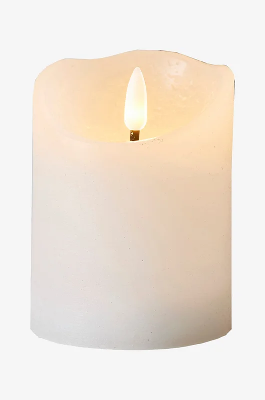 Jotex - Rustik 10cm Vitt LED-ljus - Köp Batteriljus hos Jotex