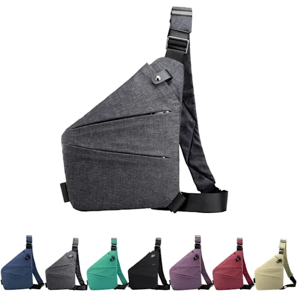 Anti-Theft Crossbody Bag for Women and Men | Secure Sling Chest Bag-FY-