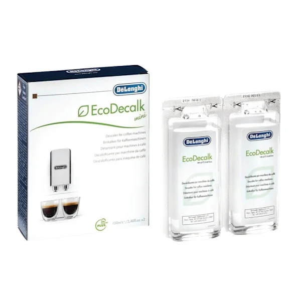 Delonghi EcoDecalk avkalkning för kaffemaskiner 2 x 100 ML (5513296011)