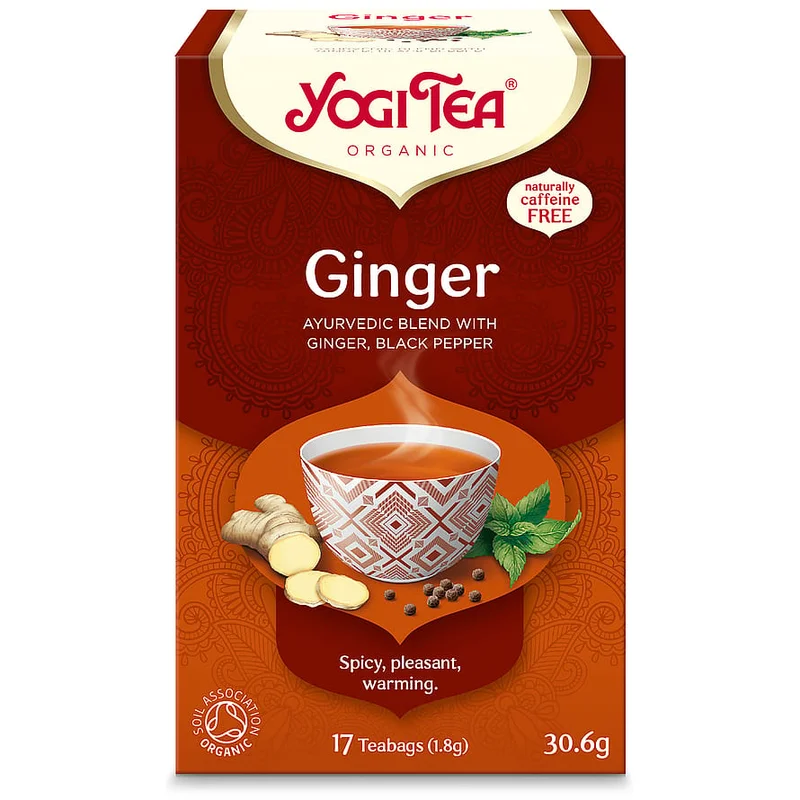 3 for 90 kr., Yogi Yogi Tea Ginger Ø 17 breve, Helse & Madvarer, Te, Øvrig Te