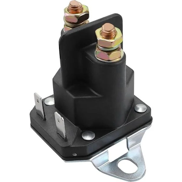 12V 4-stifts startrelä solenoid 12 volt kontaktor 762-1261-211-51, passar till gräsklippare, snöskoter, golfbil och trädgårdstraktor, etc.
