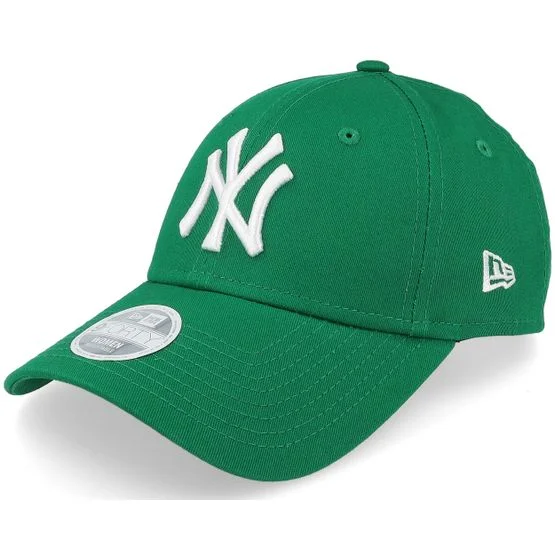 New Era - MLB Grön adjustable Keps - New York Yankees Womens League Essential 9FORTY Green/White Adjustable @ Hatstore
