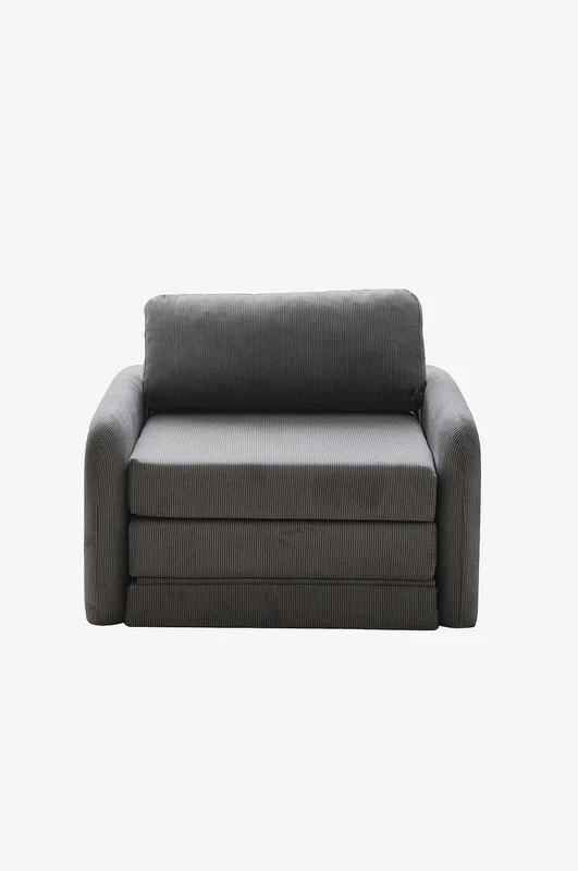 Hanah Home - 1-seters sovesofa Nest - Grå - Lenestoler - Fra Homeroom