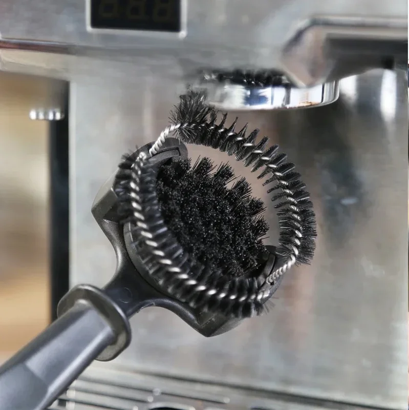 AliExpress - Kaffeemaschine, Bürstenreiniger, abnehmbare Kaffeemaschine, Espresso-Gruppe, Kopfreinigung, runde Bürsten, Reinigungswerkzeug